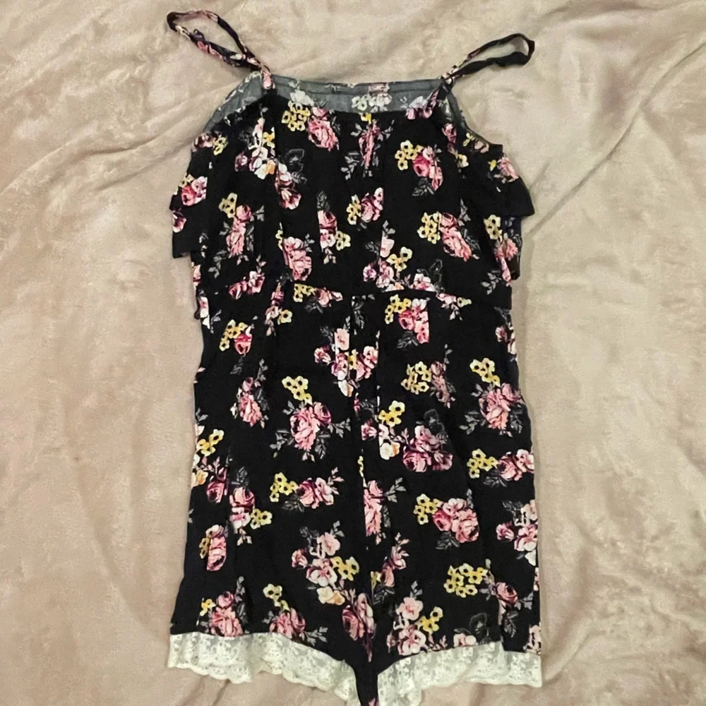 Girls Justice floral romper - Picture 4 of 4